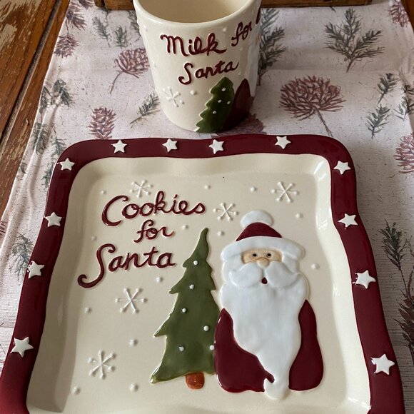 Adorable EUC Milk and Cookies Set for Santa - Picture 2 of 4